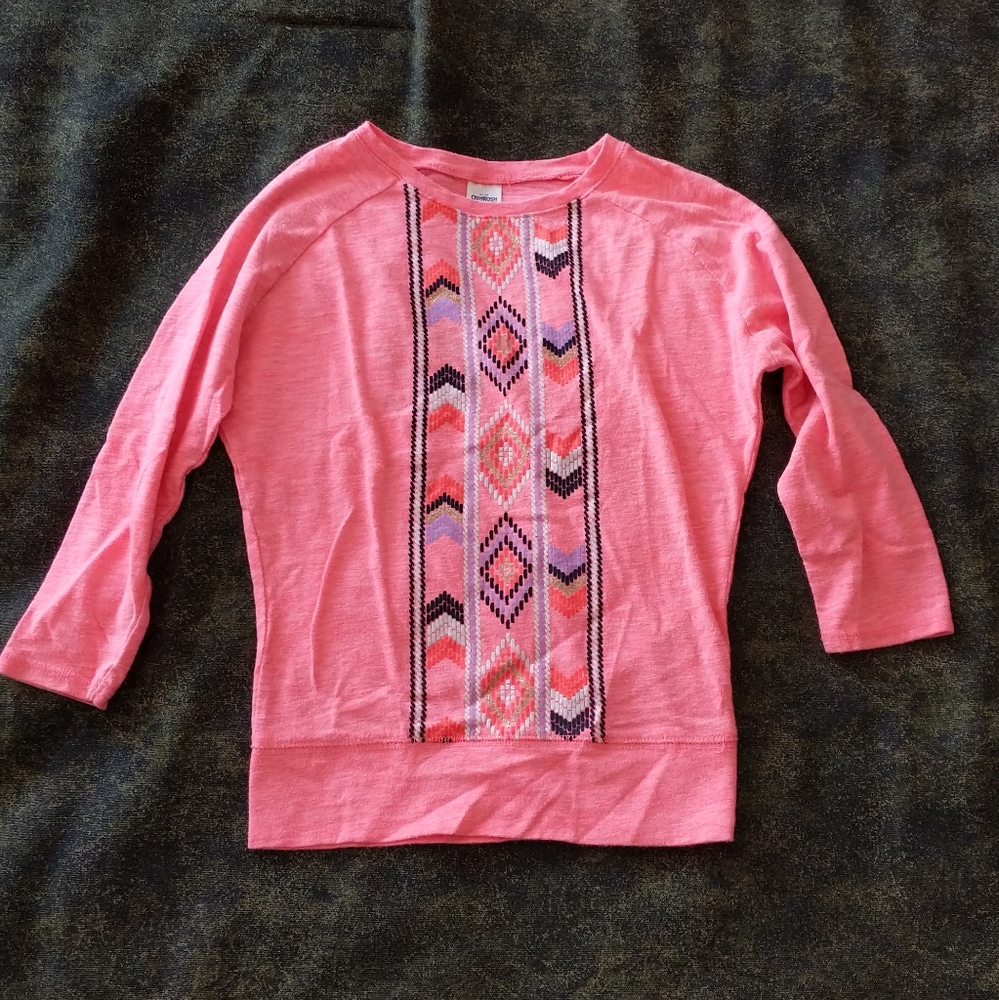 Osh Kosh Bgosh Coral Chevron Tunic